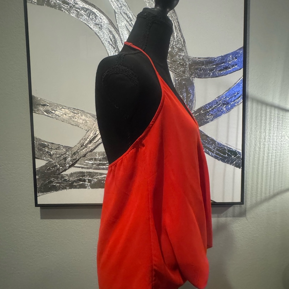 Naked Zebra Vibrant Red Camisole Top - Picture 2 of 5